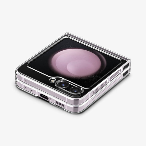 ACS06229 - Galaxy Z Flip 5 Case AirSkin in black showing the back